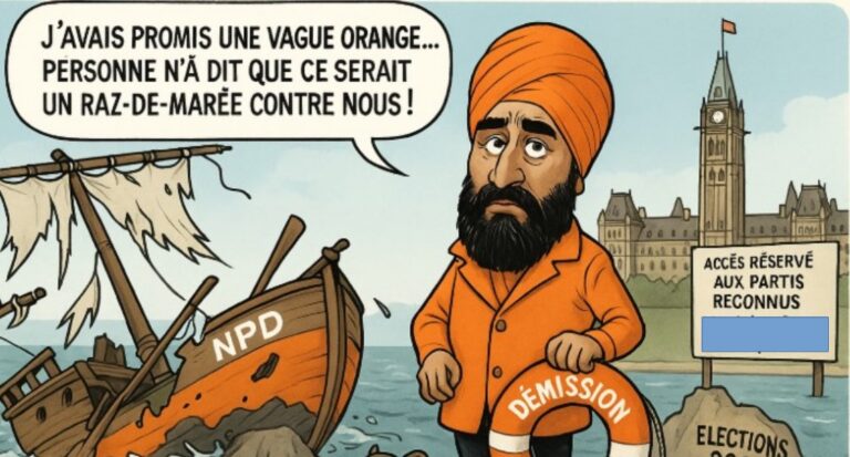 Le crépuscule de Jagmeet Singh : une page se tourne pour la gauche canadienne