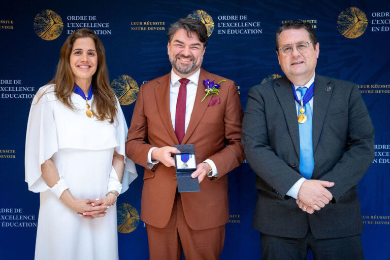 Jasmin Tanguay honoré par l’Ordre de l’excellence en éducation du Québec