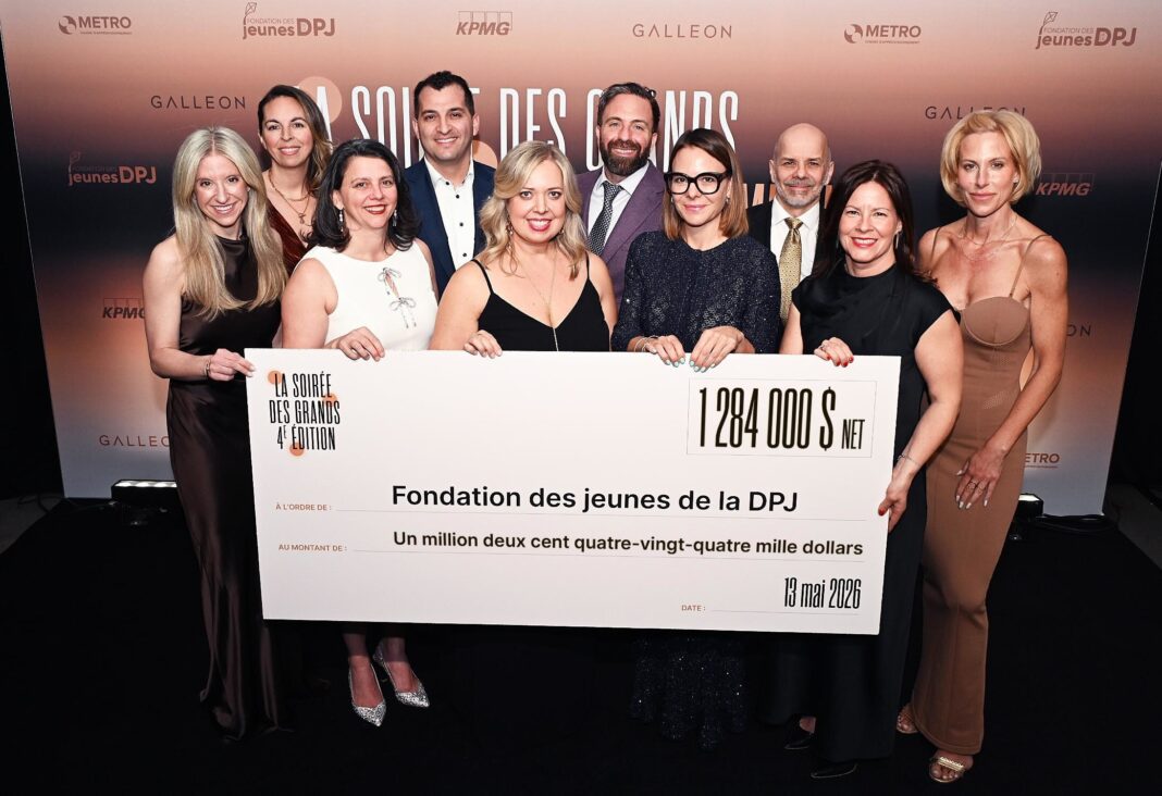 Plus de 1,2 million $ recueillis pour les jeunes de la DPJ lors du 4e gala ‘Soirée des Grands’ à Montréal Plus de 1,2 million $ recueillis pour les jeunes de la DPJ lors du 4e gala ‘Soirée des Grands’ à Montréal