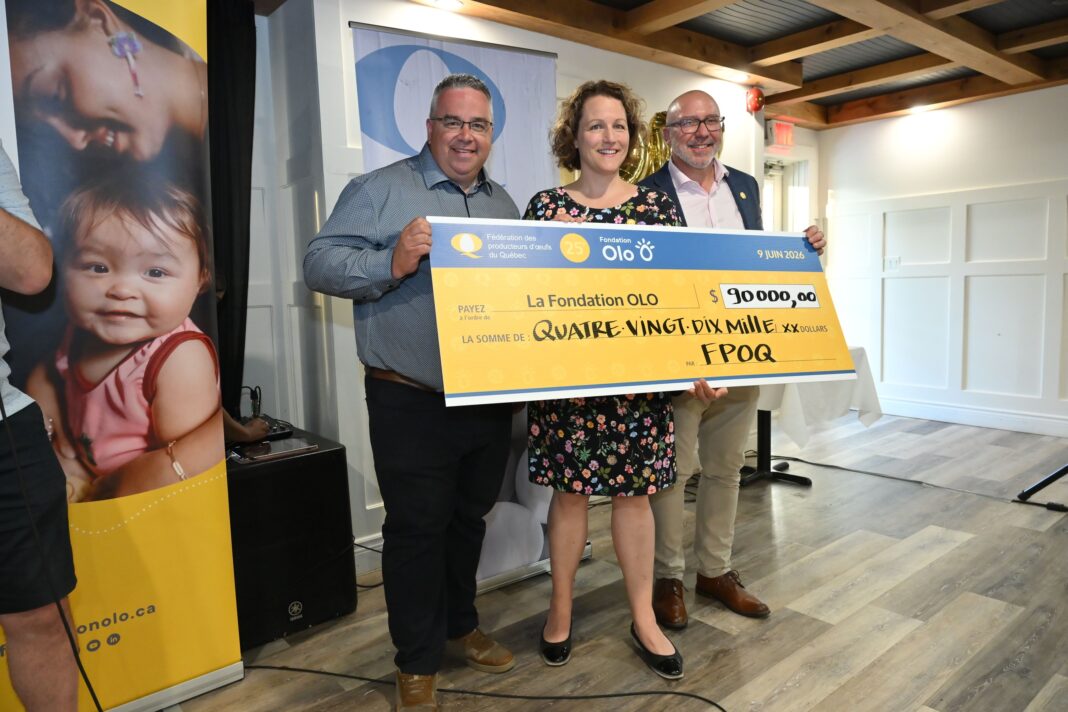 Golf caritatif : les producteurs d’œufs du Québec remettent 102 000 $ à la Fondation Olo Golf caritatif : les producteurs d’œufs du Québec remettent 102 000 $ à la Fondation Olo