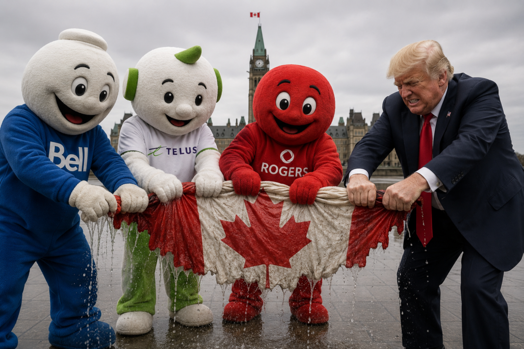 Bell, Rogers, Telus et Trump : le Canada prisonnier de ses oligopoles Bell, Rogers, Telus et Trump : le Canada prisonnier de ses oligopoles