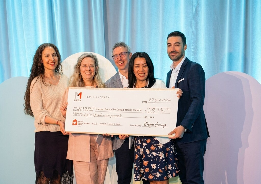 Tempur Sealy Canada remet 29 000 $ aux Maisons Ronald McDonald pour soutenir les familles Tempur Sealy Canada remet 29 000 $ aux Maisons Ronald McDonald pour soutenir les familles