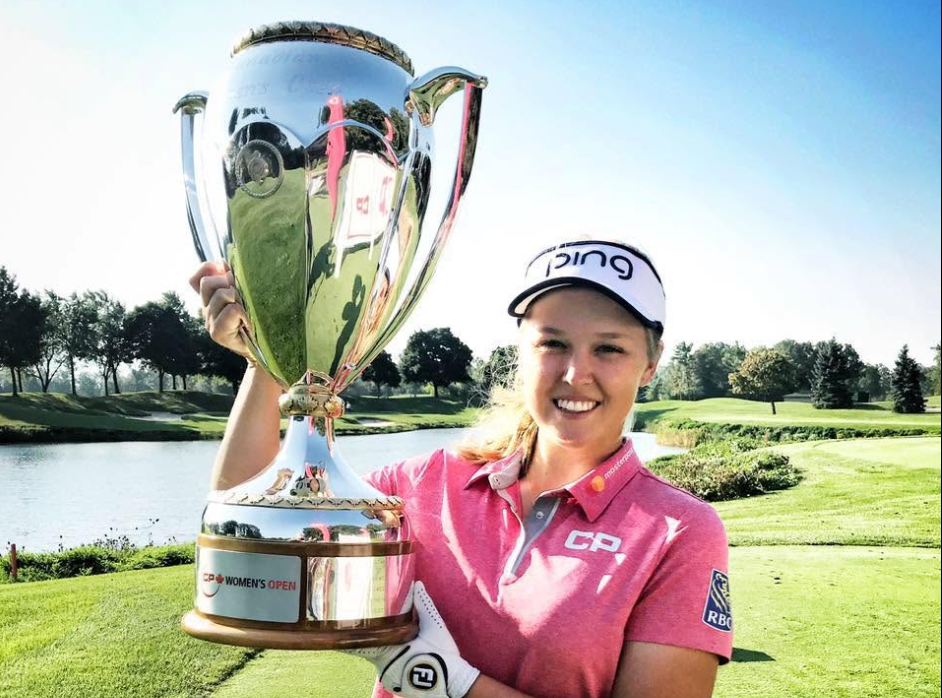 Brooke Henderson était gardienne de but au hockey. Elle est aujourd’hui la golfeuse canadienne la plus victorieuse de l’histoire Brooke Henderson était gardienne de but au hockey. Elle est aujourd’hui la golfeuse canadienne la plus victorieuse de l’histoire