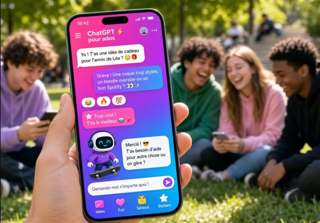 ChatGPT lance enfin une version pour ados ChatGPT lance enfin une version pour ados