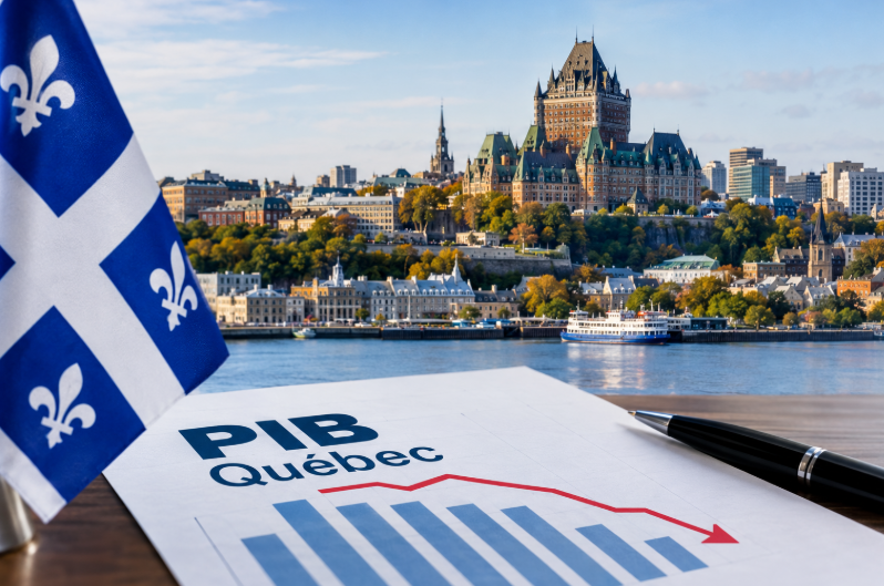 Le PIB du Québec recule de 0,1 % en juillet, malgré la résistance de l’industrie Le PIB du Québec recule de 0,1 % en juillet, malgré la résistance de l’industrie