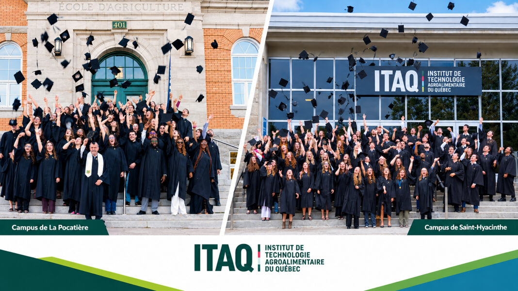 Québec : 175 diplômés de l’ITAQ prêts à intégrer le secteur agroalimentaire Québec : 175 diplômés de l’ITAQ prêts à intégrer le secteur agroalimentaire